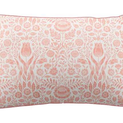 Laura Ashley "Ashstead Damask" Duvet Cover Set in Natural Coral