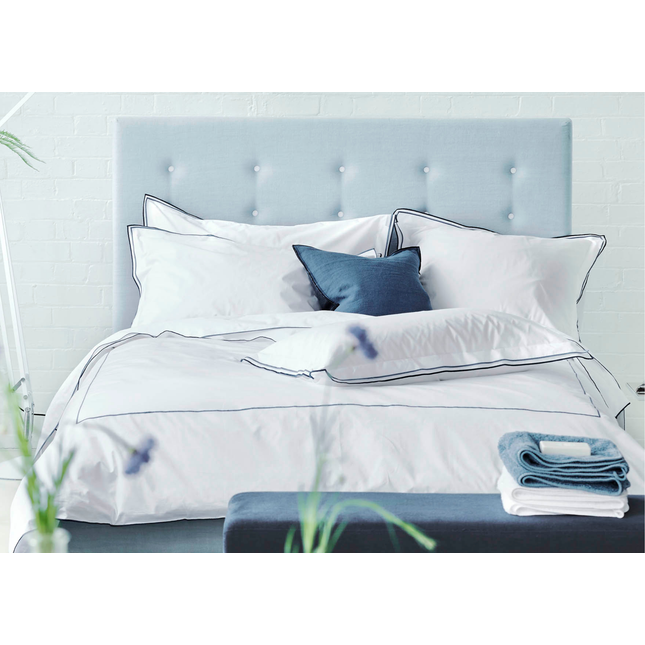 Designers Guild "Astor" Duvet Cover Sets in Denim Blue