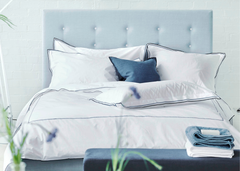 Designers Guild "Astor" Duvet Cover Sets in Denim Blue