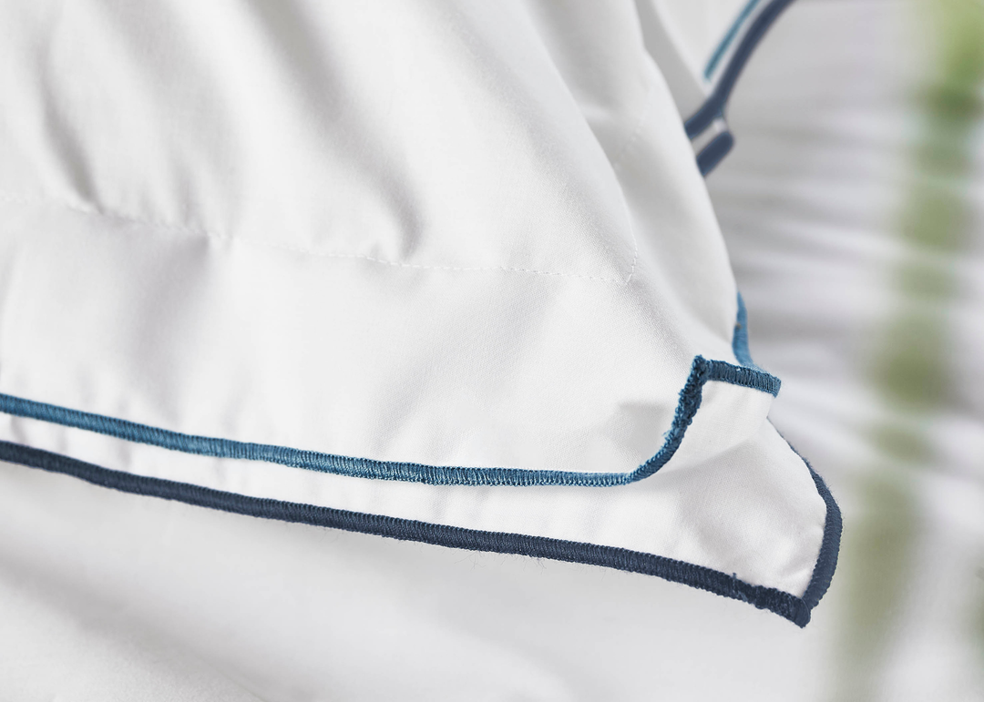 Designers Guild "Astor" Duvet Cover Sets in Denim Blue