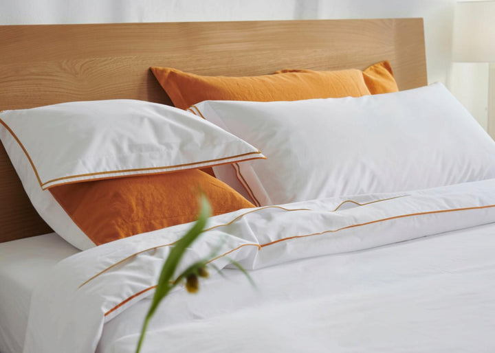 Designers Guild "Astor" Duvet Cover Set in Saffron