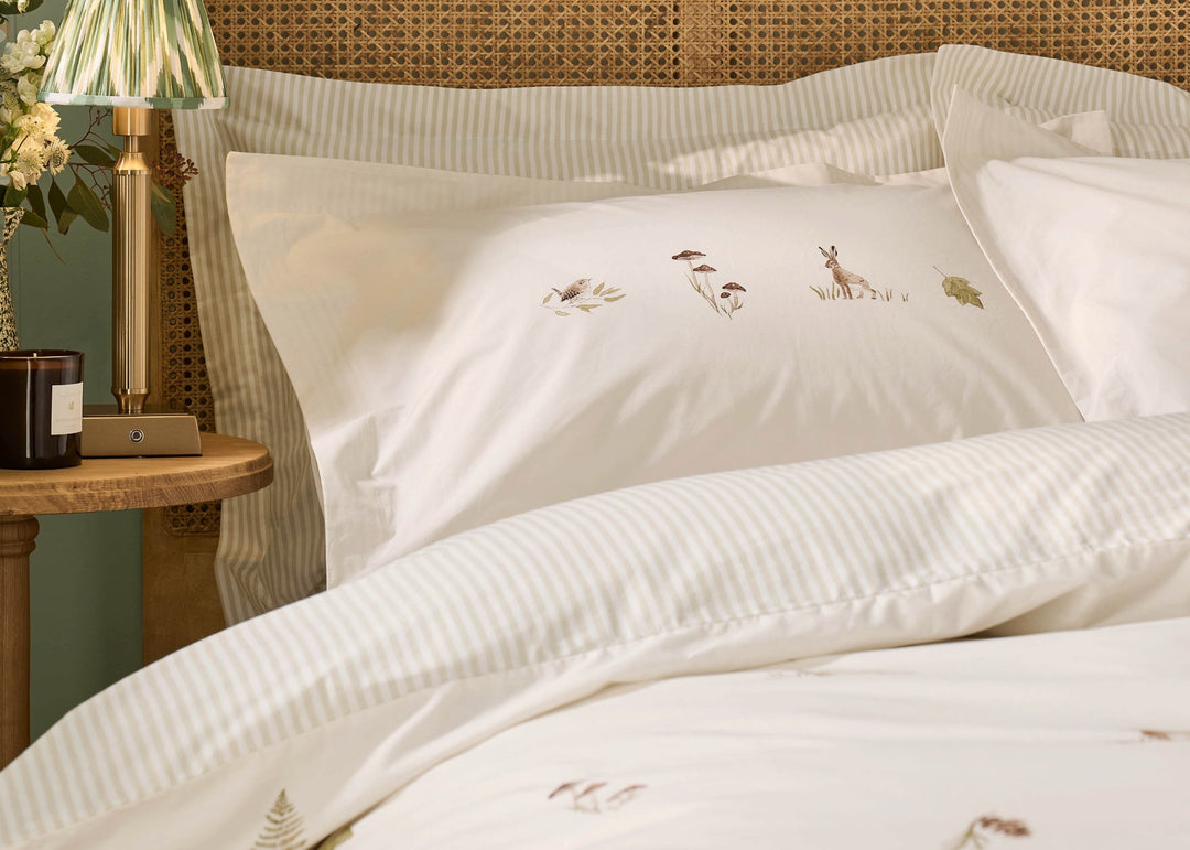 Sophie Allport "Autumn Foraging" Duvet Cover Set in Natural