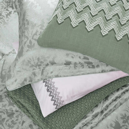 Bedeck of Belfast "Kadir" Duvet Cover Set in Sage