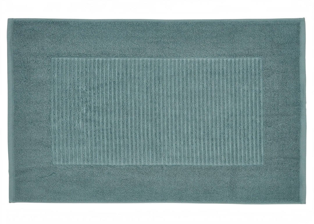 Bedeck of Belfast "Alessa" Bath Mat in Aqua