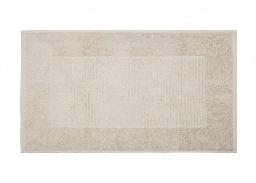 Bedeck of Belfast "Alessa" Bath Mat in Linen