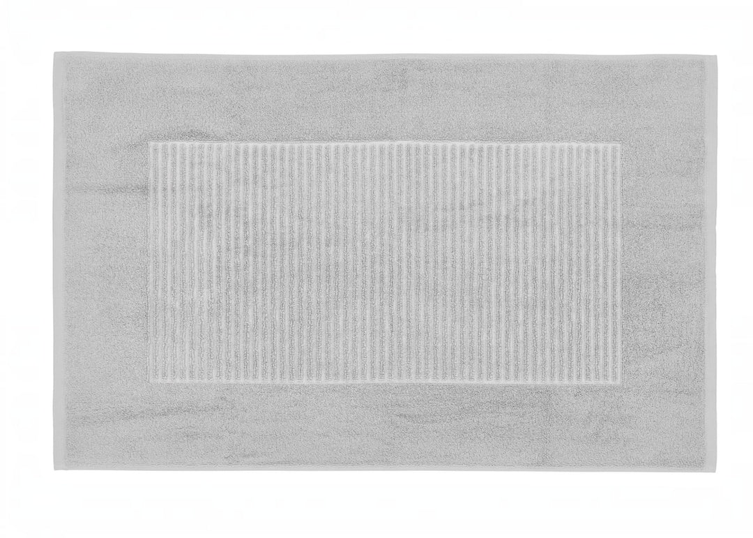 Bedeck of Belfast "Alessa" Bath Mat in Silver