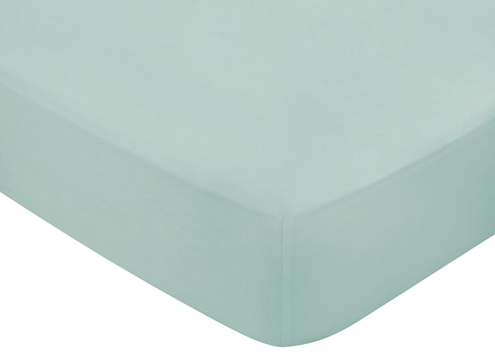 Bedeck of Belfast "400 TC Fine Linens Sateen" Fitted Sheet in Celladon
