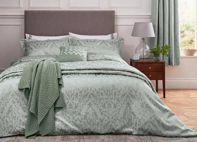 Bedeck of Belfast "Kadir" Duvet Cover Set in Sage