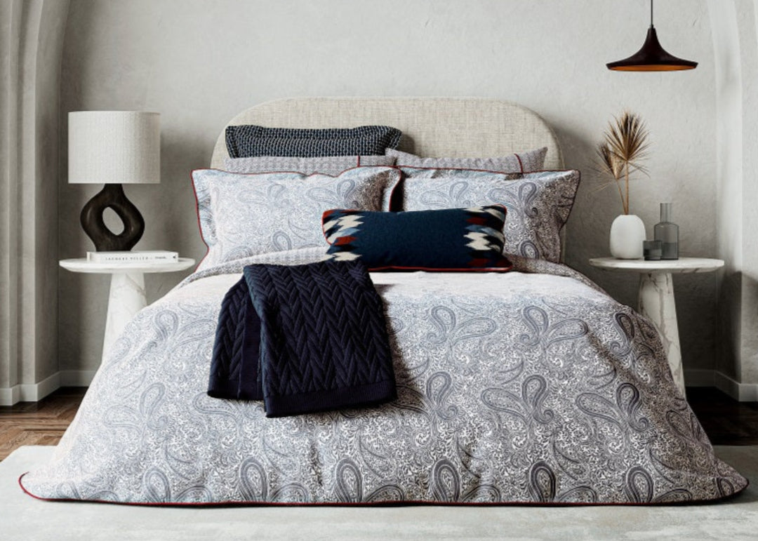 Bedeck of Belfast "Aruni" Pillowcase in Midnight