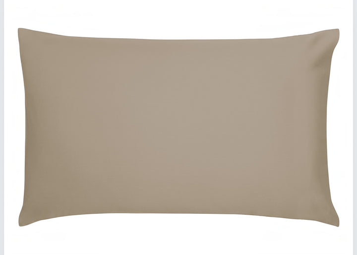 Bedeck of Belfast "400 TC Fine Linens Sateen" Pillowcase in Truffle