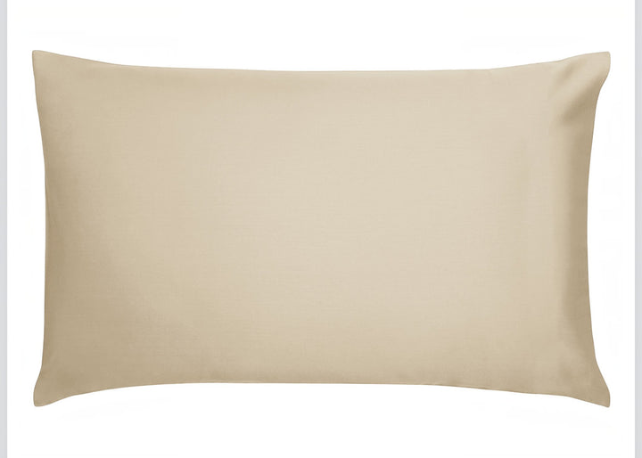 Bedeck of Belfast "400 TC Fine Linens Sateen" Pillowcase in Soft Gold
