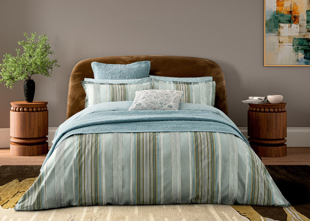 Bedeck of Belfast "Oscar" Duvet Cover Set in Olive