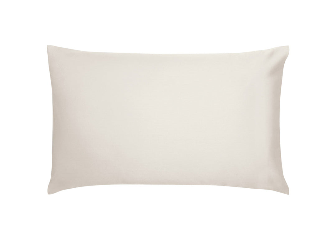 Bedeck of Belfast "400 TC Fine Linens Sateen" Pillowcase in Chalk