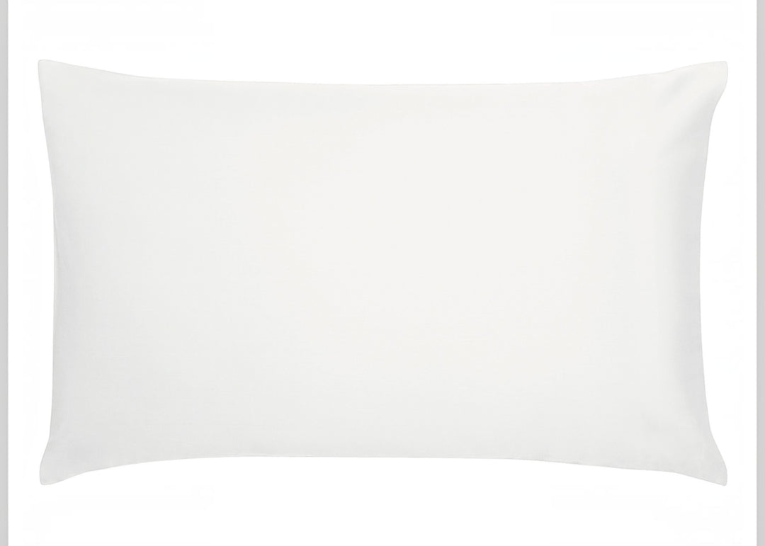 Bedeck of Belfast "400 TC Fine Linens Sateen" Pillowcase in White