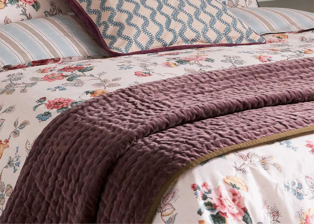 Bedeck of Belfast "Elinor" Quilted Throw in Multi