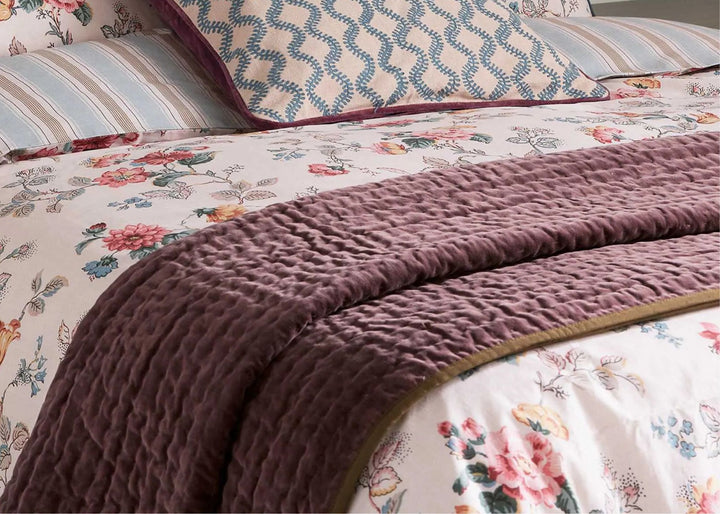 Bedeck of Belfast "Elinor" Quilted Throw in Multi