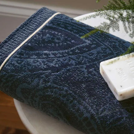 Bedeck of Belfast "Freya" Bath Towels Collection in Navy