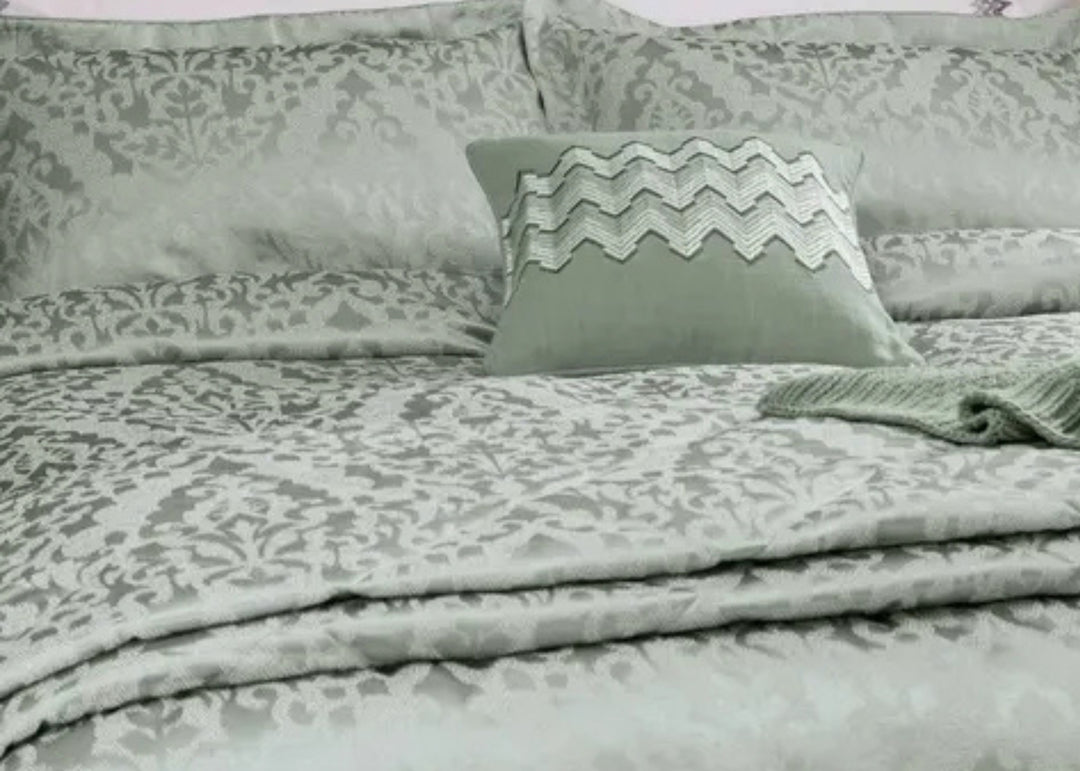 Bedeck of Belfast "Kadir" Bedspread  in Sage