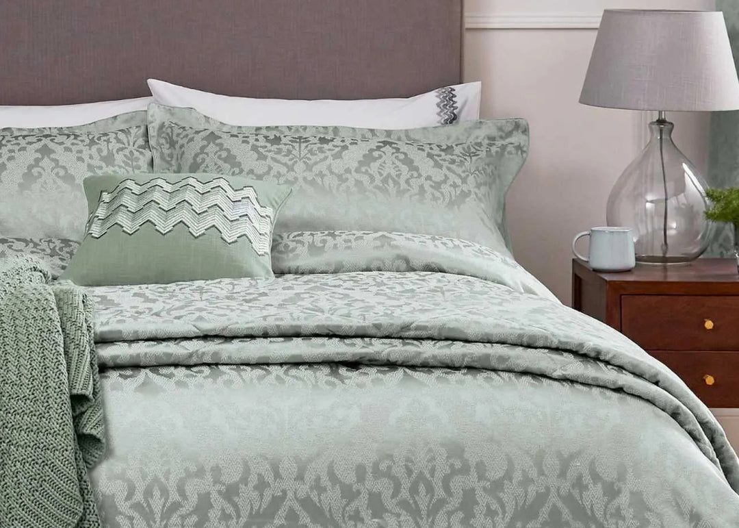 Bedeck of Belfast "Kadir" Bedspread  in Sage