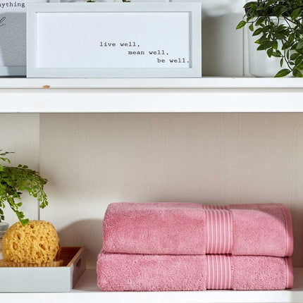 Christy "Supreme" Bath Towels & Mat Collection in Blush