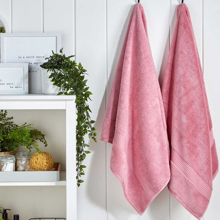 Christy "Supreme" Bath Towels & Mat Collection in Blush