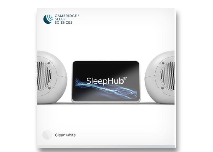 Cambridge Sleep Sciences "Sleep Hub" Bedside Device in White