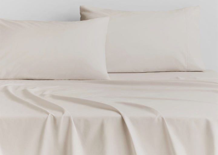 Sheridan "500 Thread Count" Super Smooth Cotton Sateen Sheet in Chalk