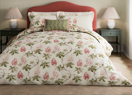 Sanderson "Chestnut Tree" Duvet Cover Set in Coral