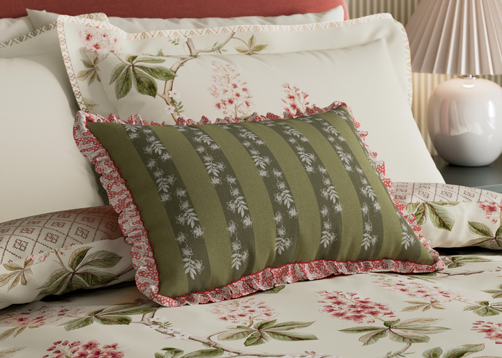 Sanderson "Chestnut Tree" Duvet Cover Set in Coral