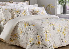 Christy "Chinoiserie" Comforter & Sheet Sets in Ochre (Yellow)