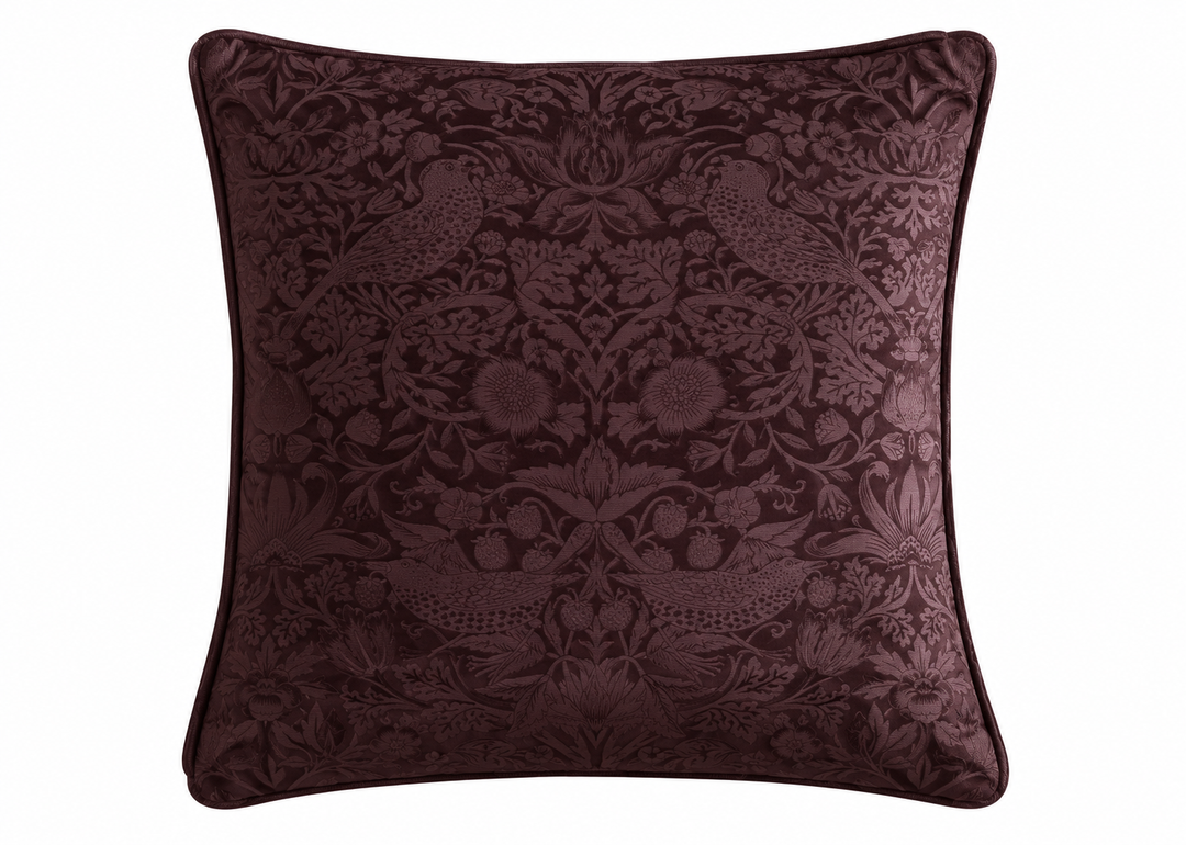William Morris At Home "Strawberry Thief" Decorative Cushion