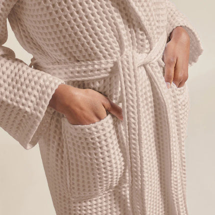 Christy "Waffle" Bathrobe in Blush
