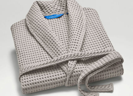 Christy "Waffle" Bathrobe in Grey