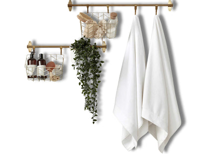 Christy "Luxe" Turkish Cotton Bath Towels in White