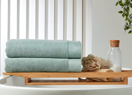Christy "Luxe" Bath Towels Collection in Surf Green
