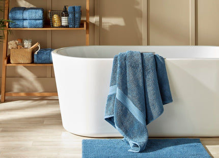 Christy "Renaissance" Egyptian Cotton Bath Towels Collection in Denim