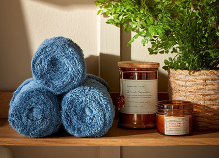 Christy "Renaissance" Egyptian Cotton Bath Towels Collection in Denim