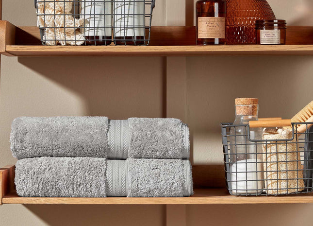 Christy "Renaissance" Egyptian Cotton Bath Towels Collection in Dove Grey