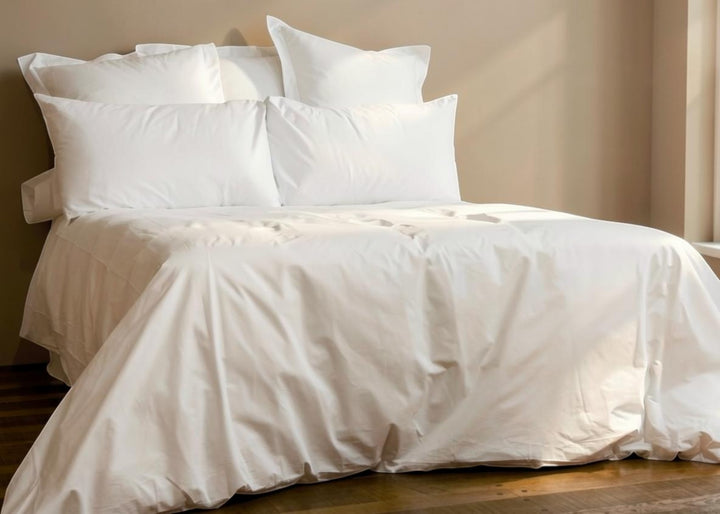 Sleep City "Cosmopolitan 300TC Sateen" Hotel Bed Linen in Antique White