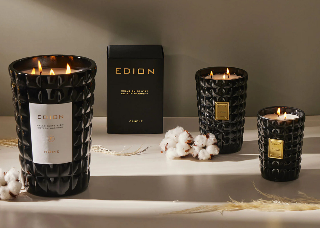 Edion "Cello Suite n.27 Cotton Harmony Bianca" Scented Candle