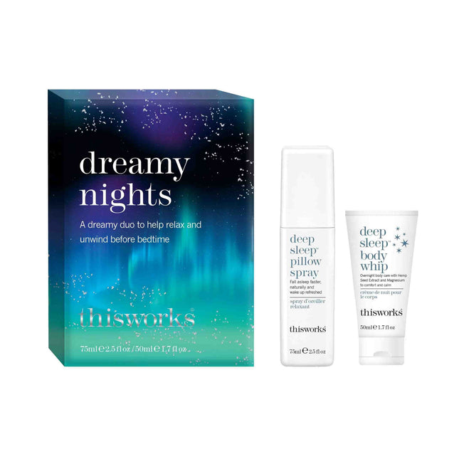 This Works "Dreamy Nights" Deep Sleep Pillow Spray & Body Whip Kit
