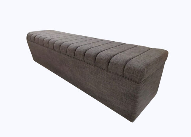 مقعد تخزين عثماني "ديفون" من مجموعة Linen Obsession