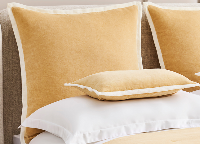 Christy "Eltham" Decorative Filled Cushion in Camel