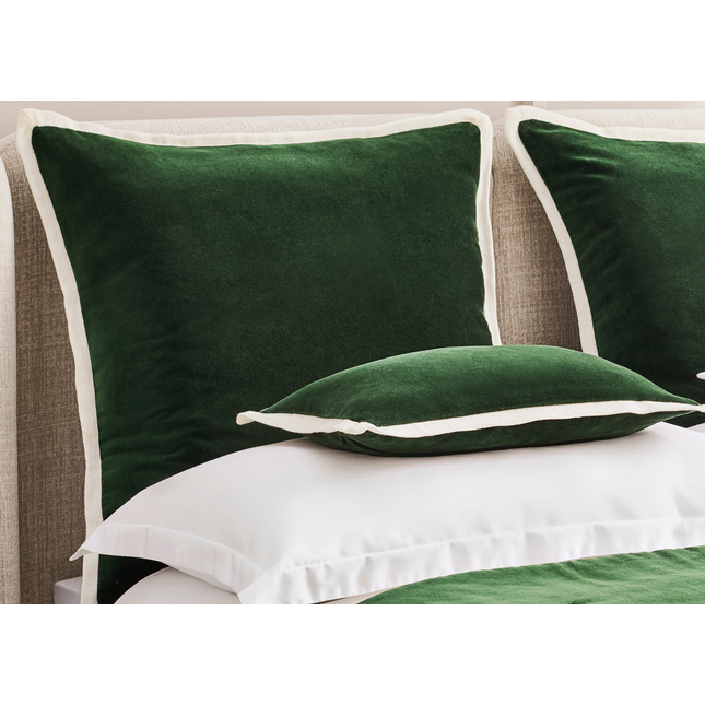 Christy "Eltham" Decorative Filled Cushion in Forest Green