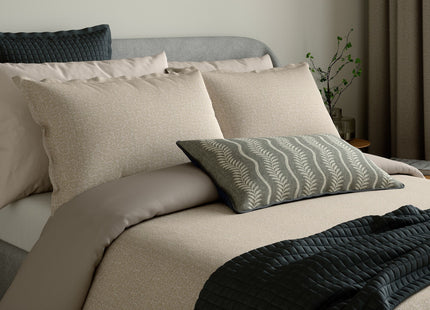 Bedeck of Belfast "Emmy" Duvet Cover and Oxford Pillowcase in Mink