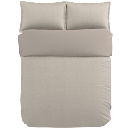 Bedeck of Belfast "Emmy" Duvet Cover and Oxford Pillowcase in Mink