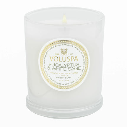 Voluspa "Eucalyptus & White Sage" Classic Candle