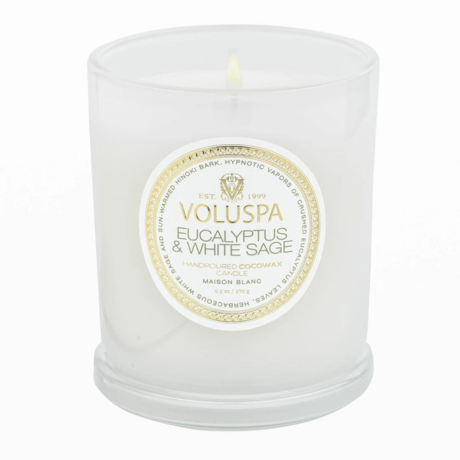 Voluspa "Eucalyptus & White Sage" Classic Candle