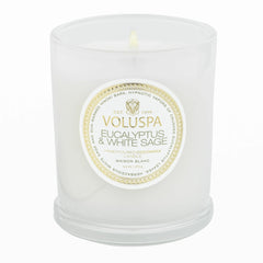 Voluspa "Eucalyptus & White Sage" Classic Candle