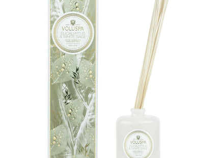 Voluspa "Eucalyptus & White Sage" Fragrance Diffuser with reeds